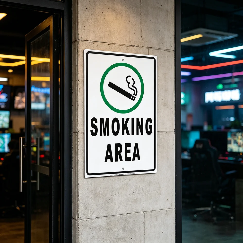 Rambu Keselamatan: Merokok dan - Vaping Store ulasan dan harga