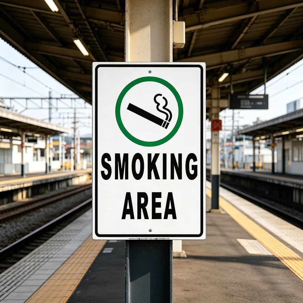 Rambu Keselamatan: Merokok dan - Vaping Store ulasan dan harga