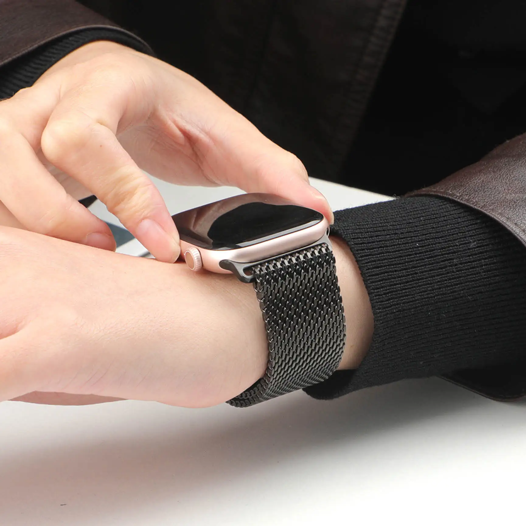 Tali Jam Tangan Apple Watch Ul - Mesh Coil Strip ulasan dan harga